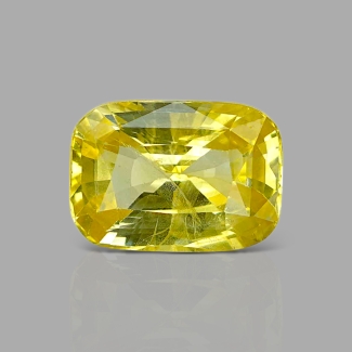 Yellow Sapphire 12.04X8.60X5.80mm Faceted Cushion AA+ Loose Gemstone - 181768