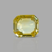 Yellow Sapphire 9.31x8.10mm Step Cut Octagon AA+ Loose Gemstone - KS005-180789