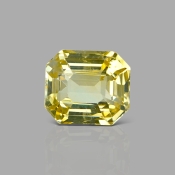 Yellow Sapphire 9.31x8.10mm Step Cut Octagon AA+ Loose Gemstone - KS005-180789