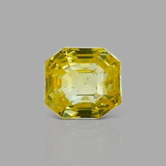 Yellow Sapphire 8.26x7.67mm Step Cut Octagon AA+ Loose Gemstone - KS005-180787