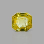 Yellow Sapphire 8.26x7.67mm Step Cut Octagon AA+ Loose Gemstone - KS005-180787