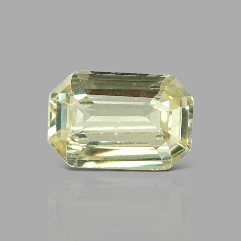 Yellow Sapphire 11.48x7.64mm Step Cut Octagon AA+ Loose Gemstone - KS005-180785