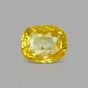 Yellow Sapphire 9.35x7.67mm Faceted Cushion AA Loose Gemstone - KS021-180934