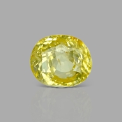 Yellow Sapphire 8.44x7.50mm Faceted Cushion AA Loose Gemstone - KS021-180935