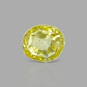 Yellow Sapphire 7.77x6.82mm Faceted Cushion AA Loose Gemstone - KS021-180938