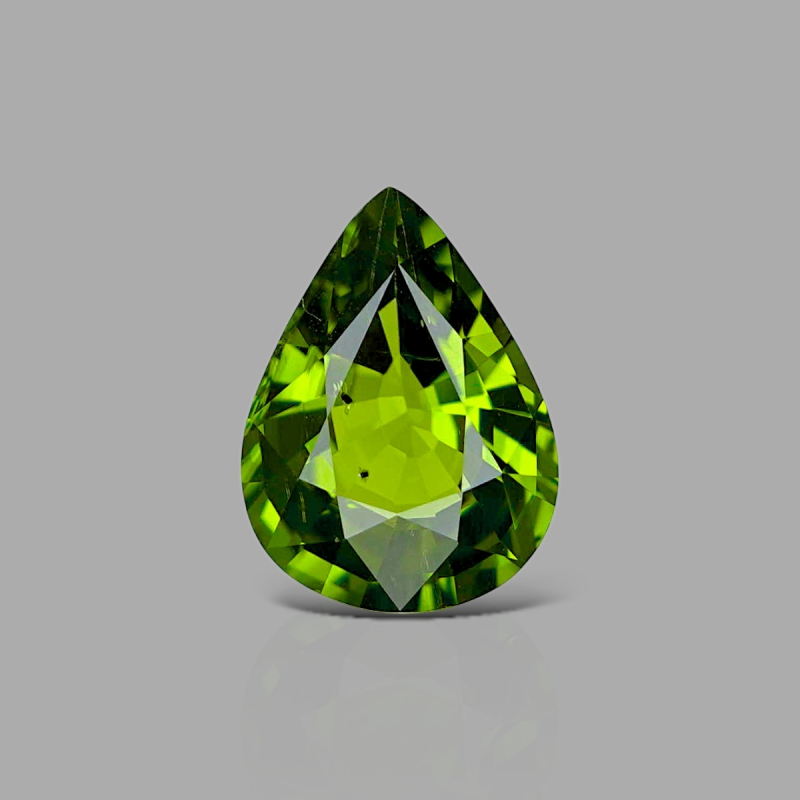 Peridot 13.43x9.98mm Faceted Pear AA+ Loose Gemstone - 170087