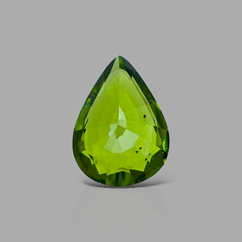 Peridot 13.43x9.98mm Faceted Pear AA+ Loose Gemstone - 170087
