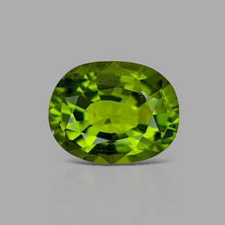 Peridot 10.74x8.50mm Faceted Oval AA+ Grade Loose Gemstone - 170100