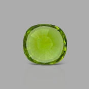 Peridot 7.62x7.04mm Faceted Cushion AAA Grade Loose Gemstone - 170106