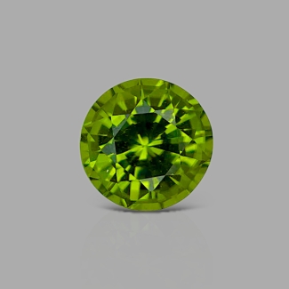 Peridot 7.5mm Faceted Round AAA Grade Loose Gemstone - 170108