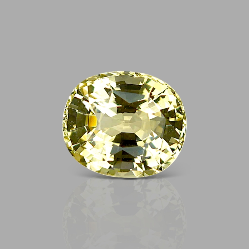 Yellow Sapphire 9.64x8.30x5.72mm Faceted Cushion AAA Loose Gemstone - PK-182907