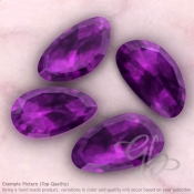 African Amethyst Irregular Shape Rose-Cut Gemstones