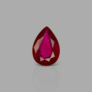 Ruby 10.24x7.21mm Faceted Pear A+ Loose Gemstone - 182414