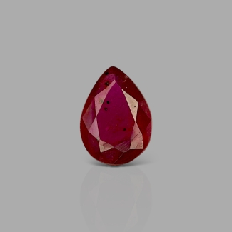 Ruby 10.05x7.31mm Faceted Pear A+ Loose Gemstone - 182415