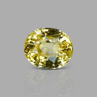 Yellow Sapphire 12.58x10.54x8.05mm Faceted Oval AA+ Loose Gemstone - AE-183023