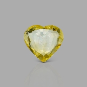 Yellow Sapphire 9.82x9.21x4.30mm Faceted Heart AA+ Loose Gemstone - AE-183024