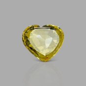 Yellow Sapphire 8.87x7.80x5.10mm Faceted Heart AA+ Loose Gemstone - AE-183025