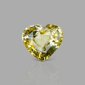 Yellow Sapphire 8.87x7.80x5.10mm Faceted Heart AA+ Loose Gemstone - AE-183025
