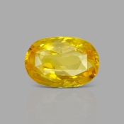Yellow Sapphire 12.46x8.46x5.30mm Faceted Oval AA Loose Gemstone - AE001-183033