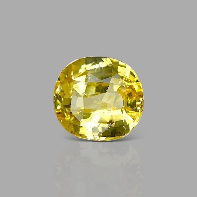 Yellow Sapphire 10.24x9.57x5.80mm Faceted Square Cushion AA Loose Gemstone - AE001-183034