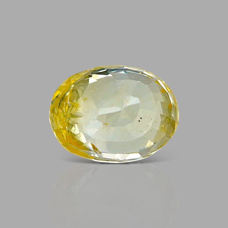 Yellow Sapphire 11.37x8.59x6.90mm Faceted Oval AA Loose Gemstone - AE001-183039