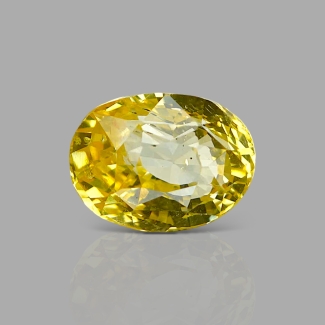 Yellow Sapphire 11.37x8.59x6.90mm Faceted Oval AA Loose Gemstone - AE001-183039