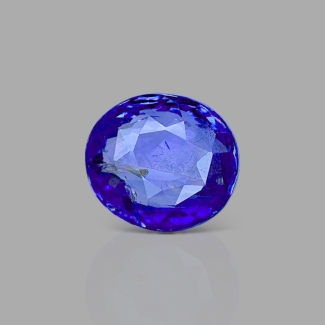 Blue Sapphire 8.64x7.83x4.50mm Faceted Oval A+ Loose Gemstone - AE-183027