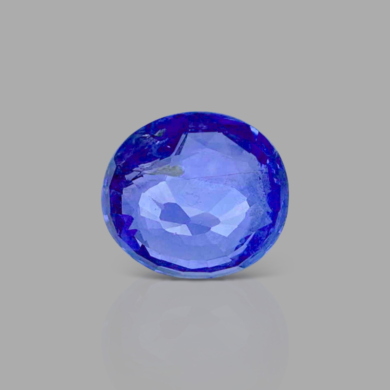 Blue Sapphire 8.64x7.83x4.50mm Faceted Oval A+ Loose Gemstone - AE-183027