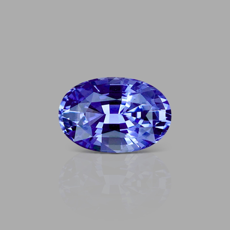 Blue Sapphire 13.66x9.28x6.65mm Faceted Oval AA+ Loose Gemstone - AE-183028