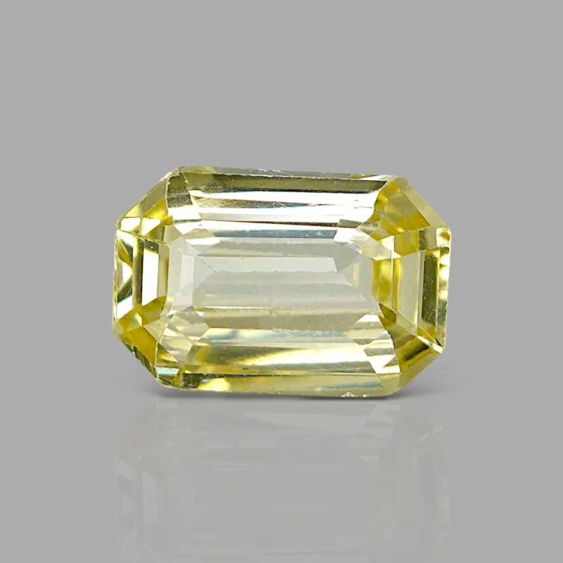 Yellow Sapphire 11.49x7.66x4.50mm Step Cut Octagon AA+ Loose Gemstone - KS005-183058