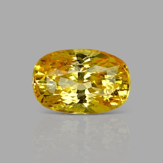 Yellow Sapphire 10.18x6.80x6.20mm Faceted Cushion AA+ Loose Gemstone - PA001-183083