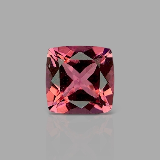 Pink Tourmaline 7mm Princess Cut Square Cushion AAA Grade Loose Gemstone - 157841