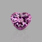 Pink Spinel 6.58x7.77mm Faceted Heart AAA Grade Loose Gemstone - 170116