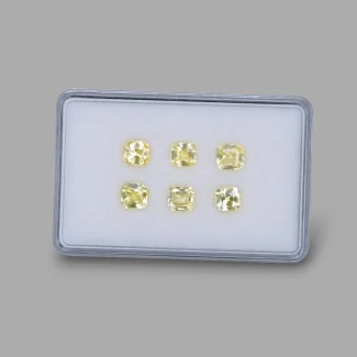 Yellow Sapphire 5.5x5-6.5x5mm Step Cut Octagon AA+ Gemstones Parcel - AE012-183049