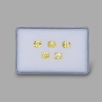 Yellow Sapphire 5x4.5-5.5x4.5mm Step Cut Octagon AA+ Gemstones Parcel - AE013-183050