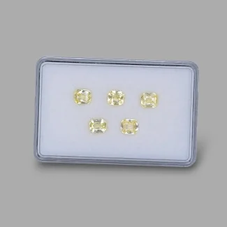 Yellow Sapphire 5.5x5mm Step Cut Octagon AA+ Gemstones Parcel - AE014-183051