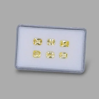 Yellow Sapphire 6x5-7x5mm Step Cut Octagon AA+ Gemstones Parcel - AE016-183053