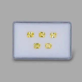Yellow Sapphire 5.5x5-6x5mm Step Cut Octagon AA+ Gemstones Parcel - AE017-183054
