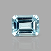 Aquamarine 8.13x6.18mm Step Cut Octagon AA+ Loose Gemstone - 182336