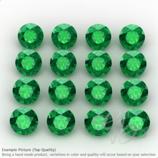 Hydro Emerald Round Shape Micro Gemstones