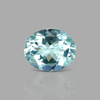 Aquamarine 11x9mm Faceted Oval AA Grade Loose Gemstone - 157765