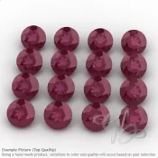 Ruby Round Shape Micro Gemstones