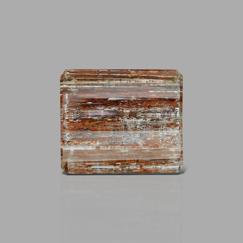 Rutile Aquamarine 26.45x22.61mm Step Cut Octagon AA Grade Loose Gemstone - 158786