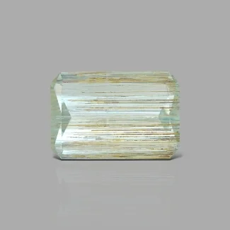 Rutile Aquamarine 35x24mm Step Cut Octagon A+ Grade Loose Gemstone - 158792