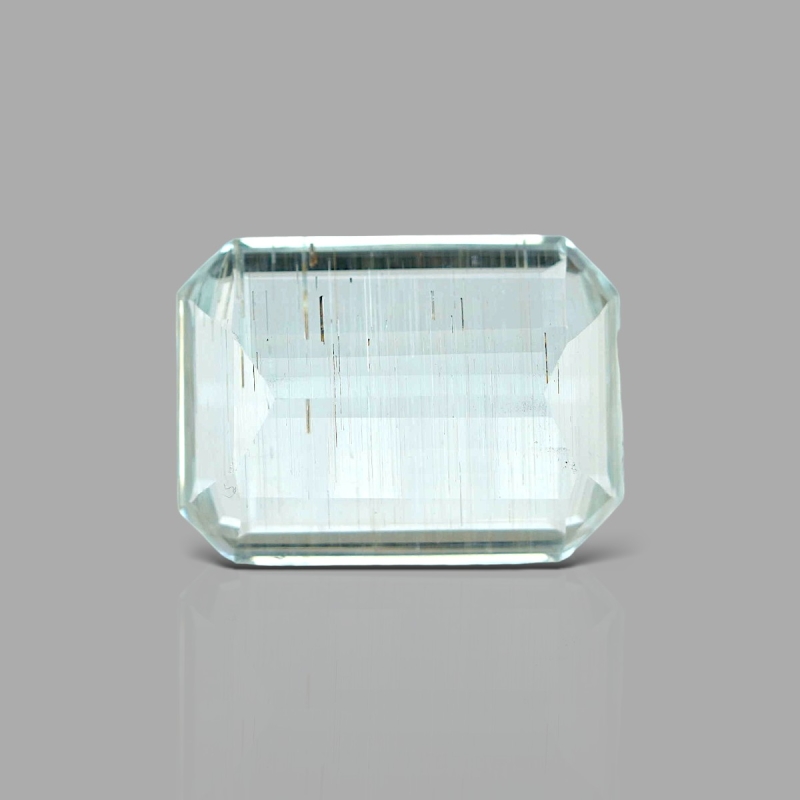 Rutile Aquamarine 21.92x16.04mm Step Cut Octagon AA Grade Loose Gemstone - 158795