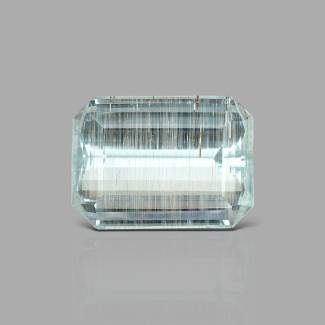Rutile Aquamarine 21.92x16.04mm Step Cut Octagon AA Grade Loose Gemstone - 158795