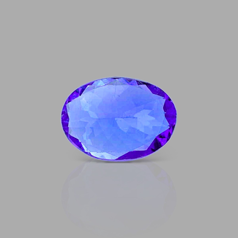 Tanzanite 7.58x5.51mm Faceted Oval AAA Grade Loose Gemstone - 158164