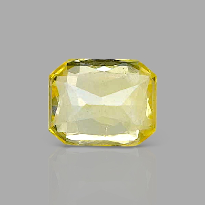 Yellow Sapphire 6.06x4.86x3.30mm Step Cut Octagon AA+ Loose Gemstone - AE016-183151