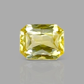 Yellow Sapphire 6.06x4.86x3.30mm Step Cut Octagon AA+ Loose Gemstone - AE016-183151