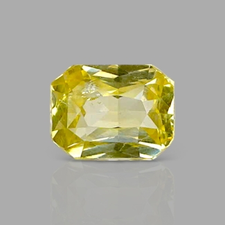 Yellow Sapphire 6.16x4.73x3.40mm Step Cut Octagon AA+ Loose Gemstone - AE016-183154